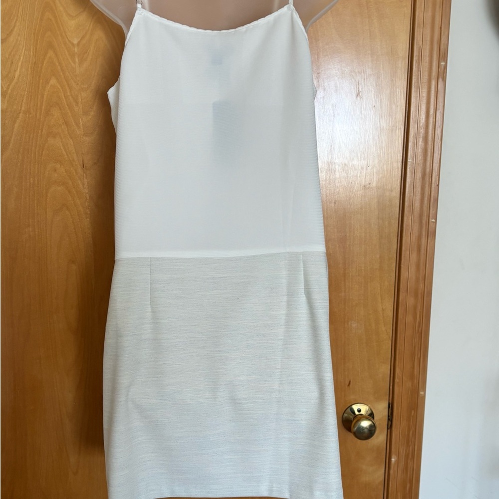 Fun Ecru and Wheat Dress